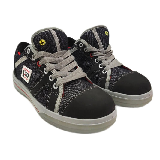 ELTEN Sicherheitsschuhe SENSATION Low ESD S2 Leder Textil Stahlkappe sportlich Schwarz 37