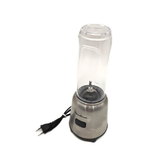 Moulinex Standmixer Mix & Move 300 W 0,8 l 0,6 l Tritan-Flaschen kompakt Ergonomisch LM15FD10 Metall