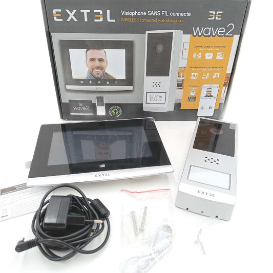 Extel Videotelefon Wireless Türklingel kabellos Smartphone Türsprechanlage 720321